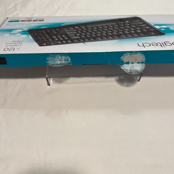 Logitec Keyboard K120‎ Plug-and-Play USB Keyboard, black NIB-Open box unused - Picture 3 of 6
